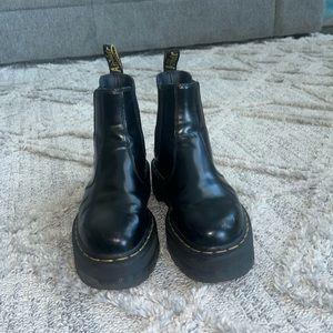 2976 SMOOTH LEATHER PLATFORM CHELSEA BOOTS